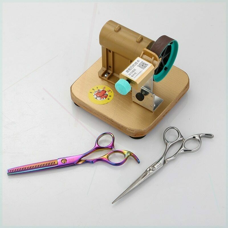 Hairdresser Grinding Scissors Machine Flat Shear Tooth Shear Tailor Sharpener