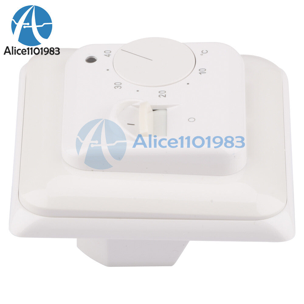 230V 16A Room Floor Heating Thermostat Temperature Control Switch W/NTC Sensor