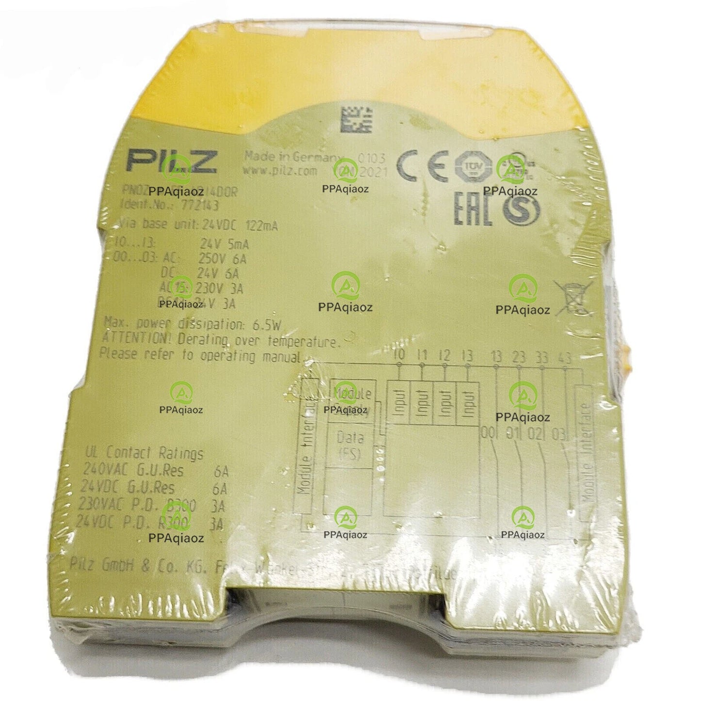 772143  PILZ PNOZ m EF 4DI4D0R 772143 Safety Relay #P