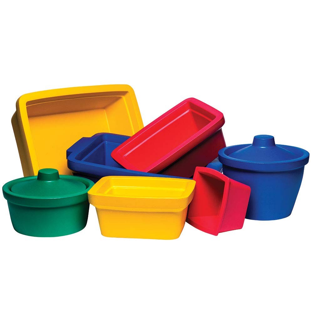 Large Blue Ice Pan, 9 Liter - Stackable, Leak-Proof, for Lab Samples