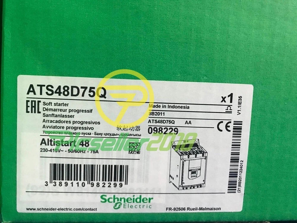 1PC  Schneider ATS48D75Q Soft Starter ATS48D75Q In Box Fast Shipping
