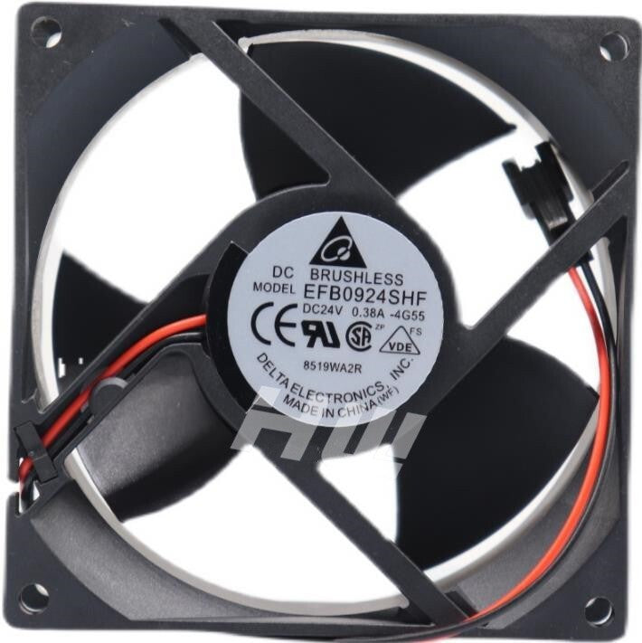 1Pc   EFB0924SHF 2-wire 9032 9CM 24V 0.38A Inverter Cooling Fan