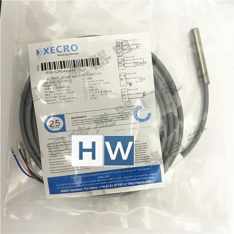 1PC XECRO IPS8-S2NO45-A2P IPS8-S2N045-A2P Escalator Handrail Detection Sensor