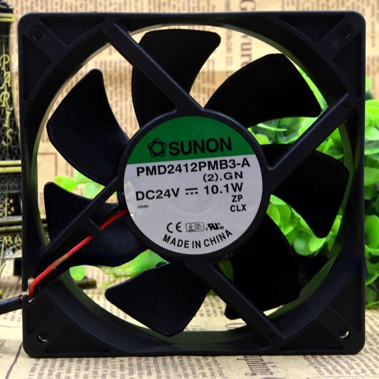 1pc SUNON PMD2412PMB3-A 24V 12038 12Cm 24V 10.1W 2-wire Inverter Cooling Fan