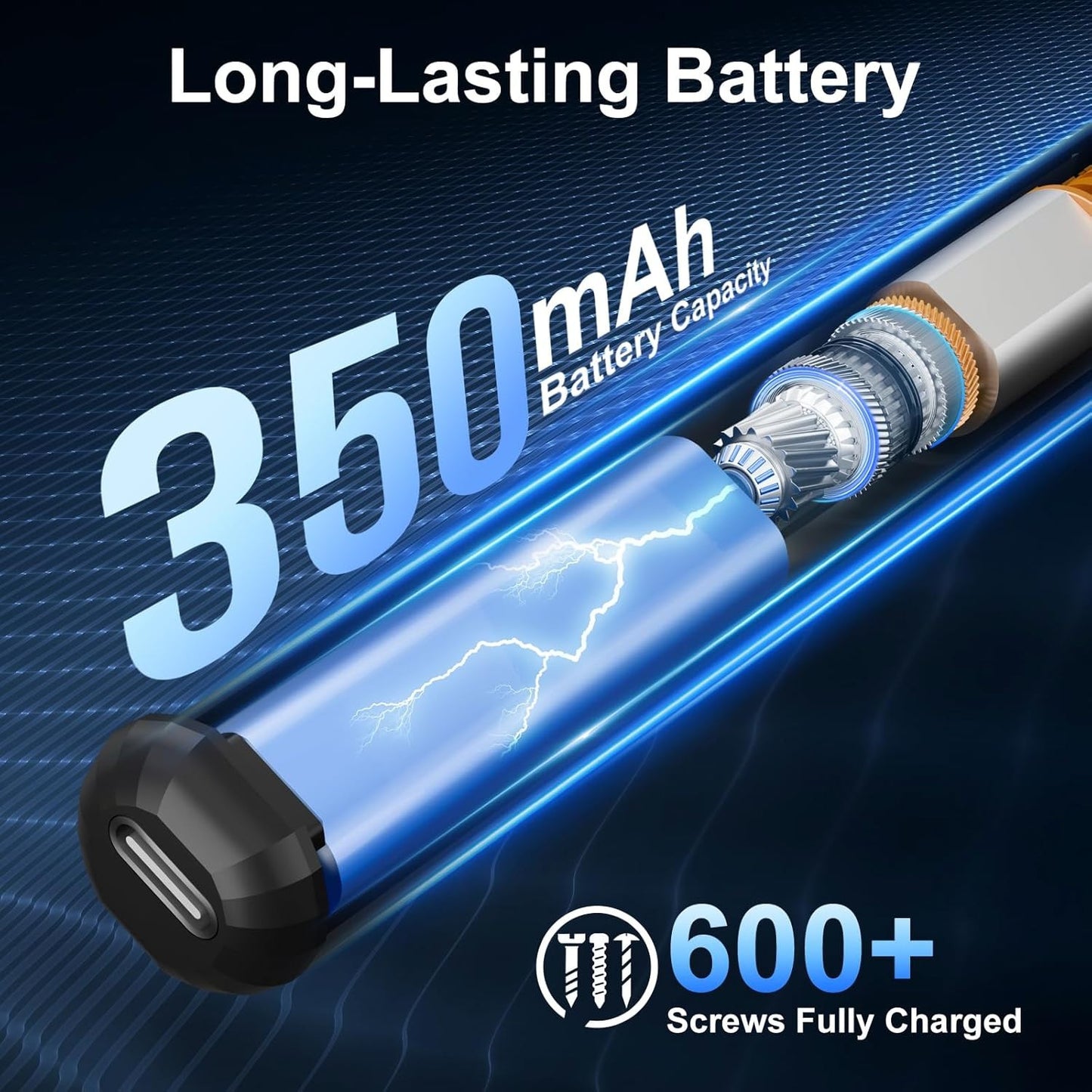 67-in-1 Precision Electric Screwdriver, 50 Bits, 5 Torque Settings, 4 LEDs