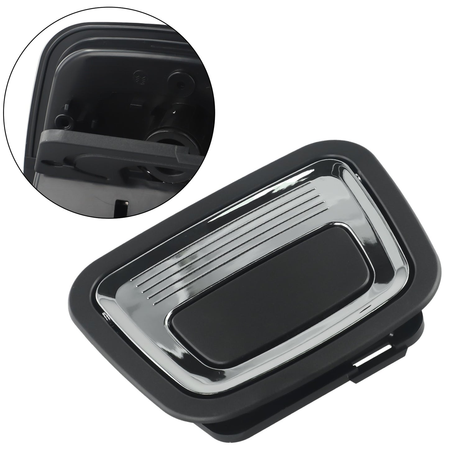 Handle Trim Trunk Floor Cover Rear 1pc Black   Car Accessories