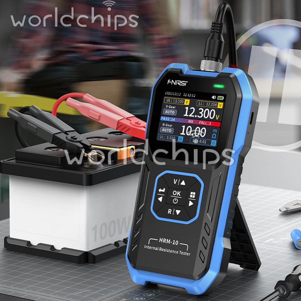 FNIRSI HRM-10 Internal Resistance Detector AC Lead Acid Li-ion Battery Tester
