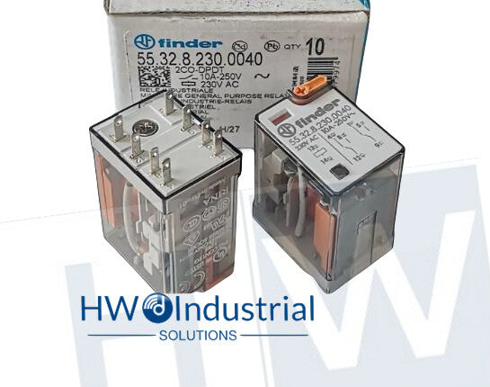 Finder Power Relay 55.32.8.230.0040 8-pin AC230V 10A