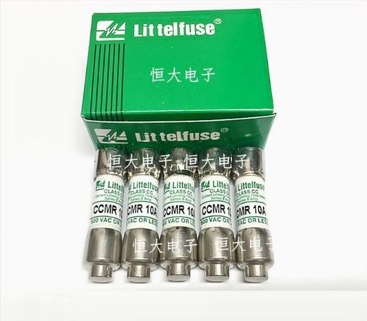 10pcs Littelfuse CCMR-10 CCMR 10A 600Vac Time Delay Fuse  free ship