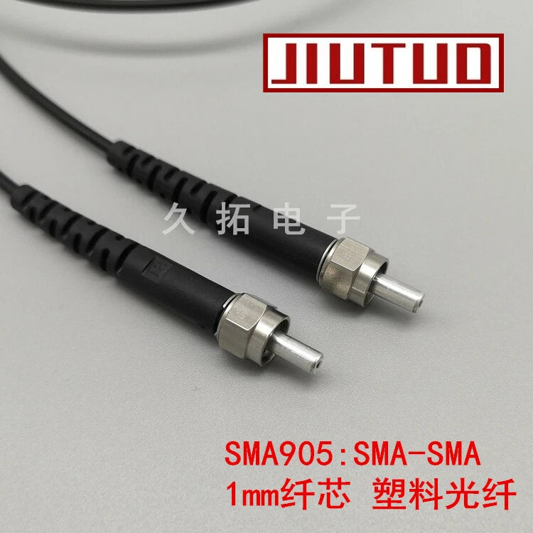 SMA905 SMA-ST SMA-FC plastic optical fiber jumper 1mm core metal connector