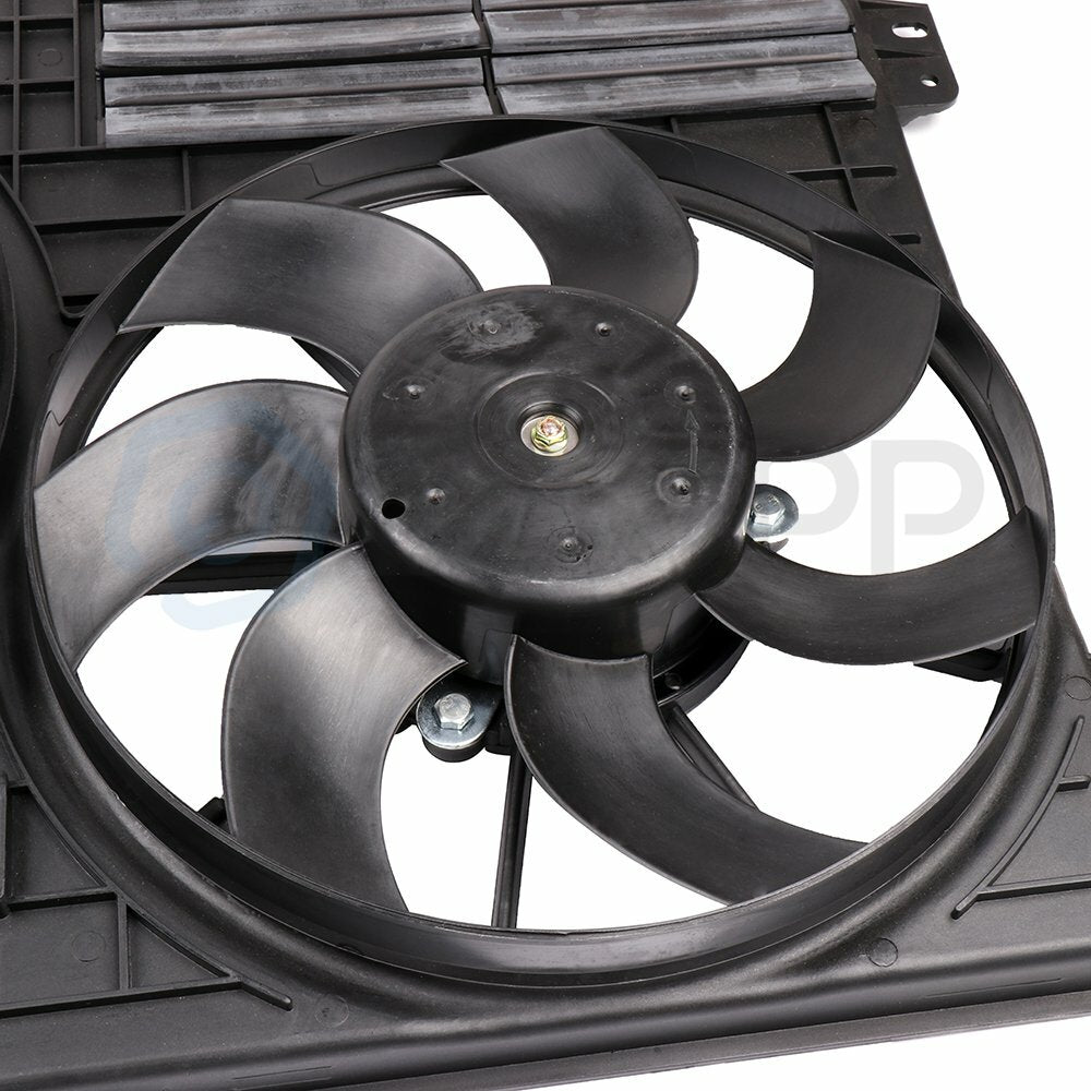 Fit for 07 Volkswagen GTI 08-09 Audi TT  Cooling Fan & 2822 Radiator Kit
