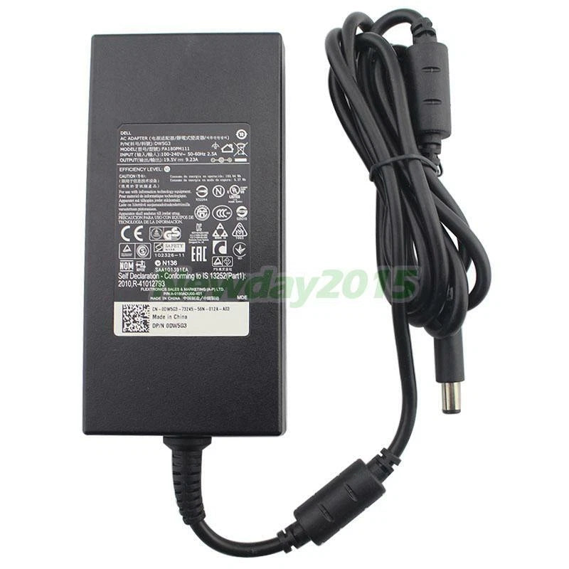 Dell Alienware Adapter Charger M14X M15X M17x R4 19.5V 9.23A 180W AC