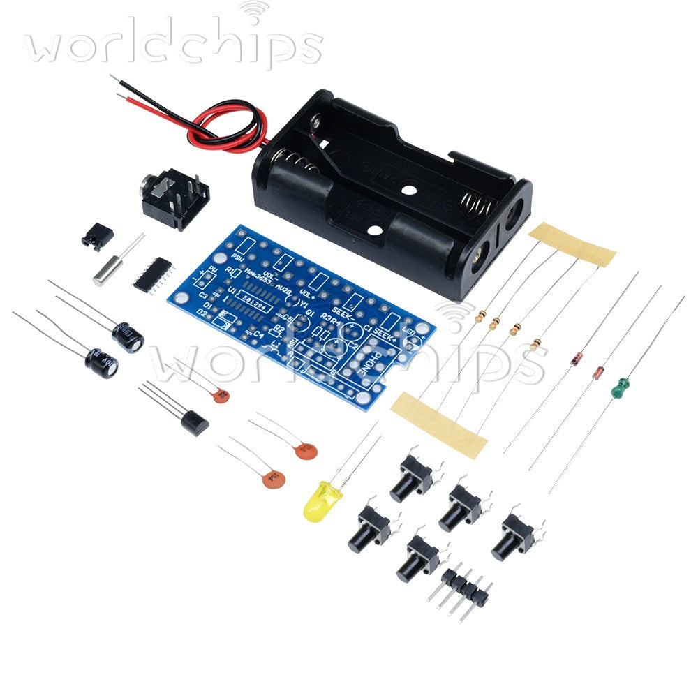 10 set Wireless FM Radio Receiver Module PCB DIY Electronic Kits 76MHz-108MHz