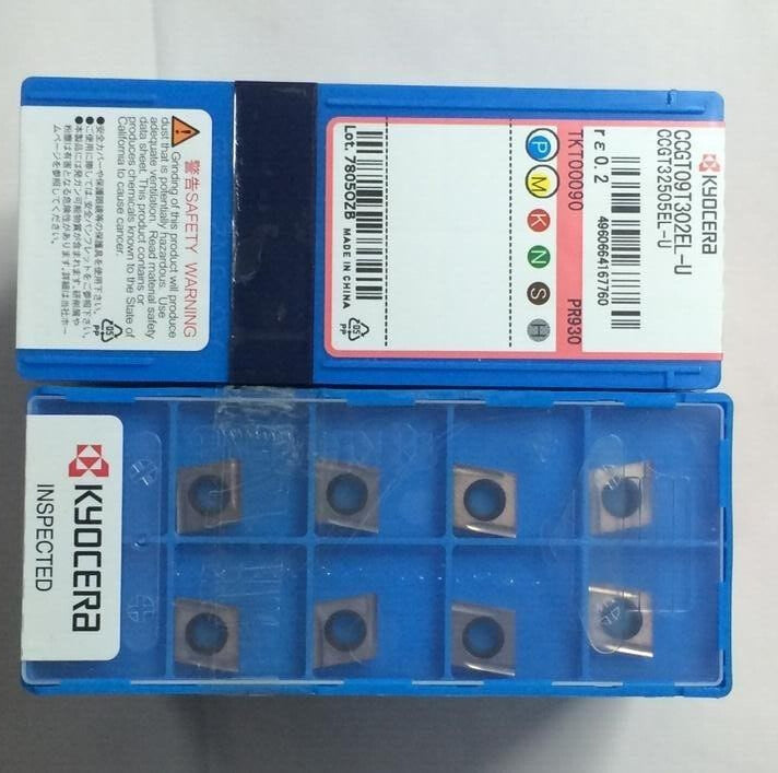 10pcs/Box Kyocera CCGT09T302EL-U PR930 CCGT32505EL-U Carbide Inserts Blade