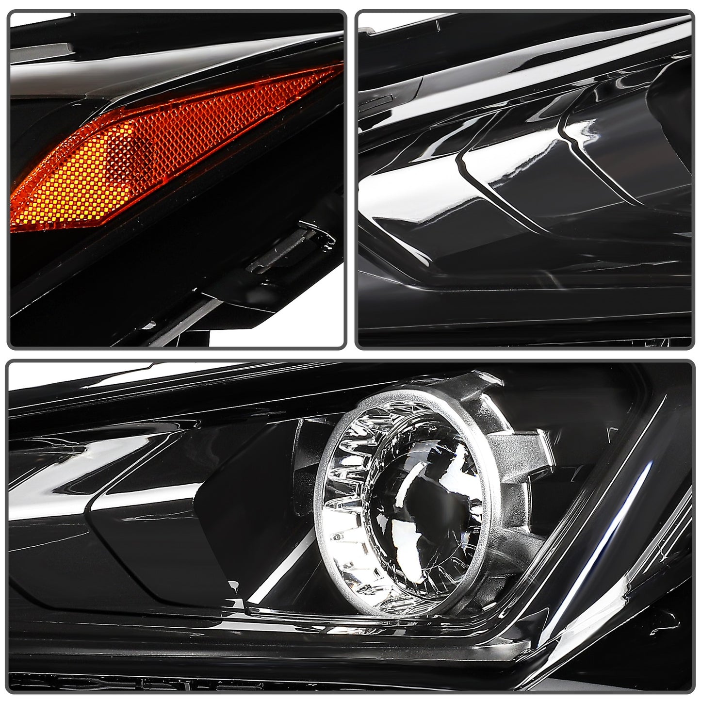For 2021 2020 2019 2018 Lexus NX300 NX300h w/Projector Headlights Assembly Pair