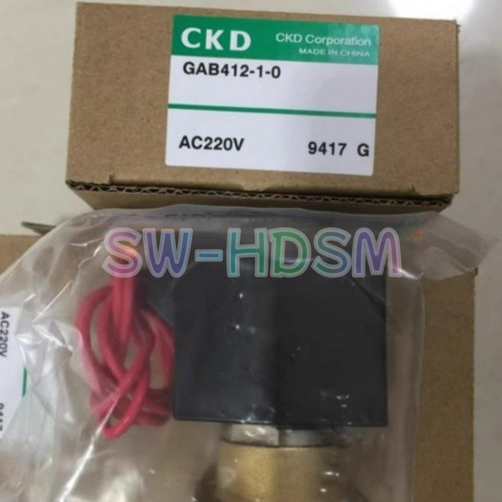 1PCS  For CKD Solenoid Valve GAB412-1-0 GAB412-1-0-AC220V Freight Free