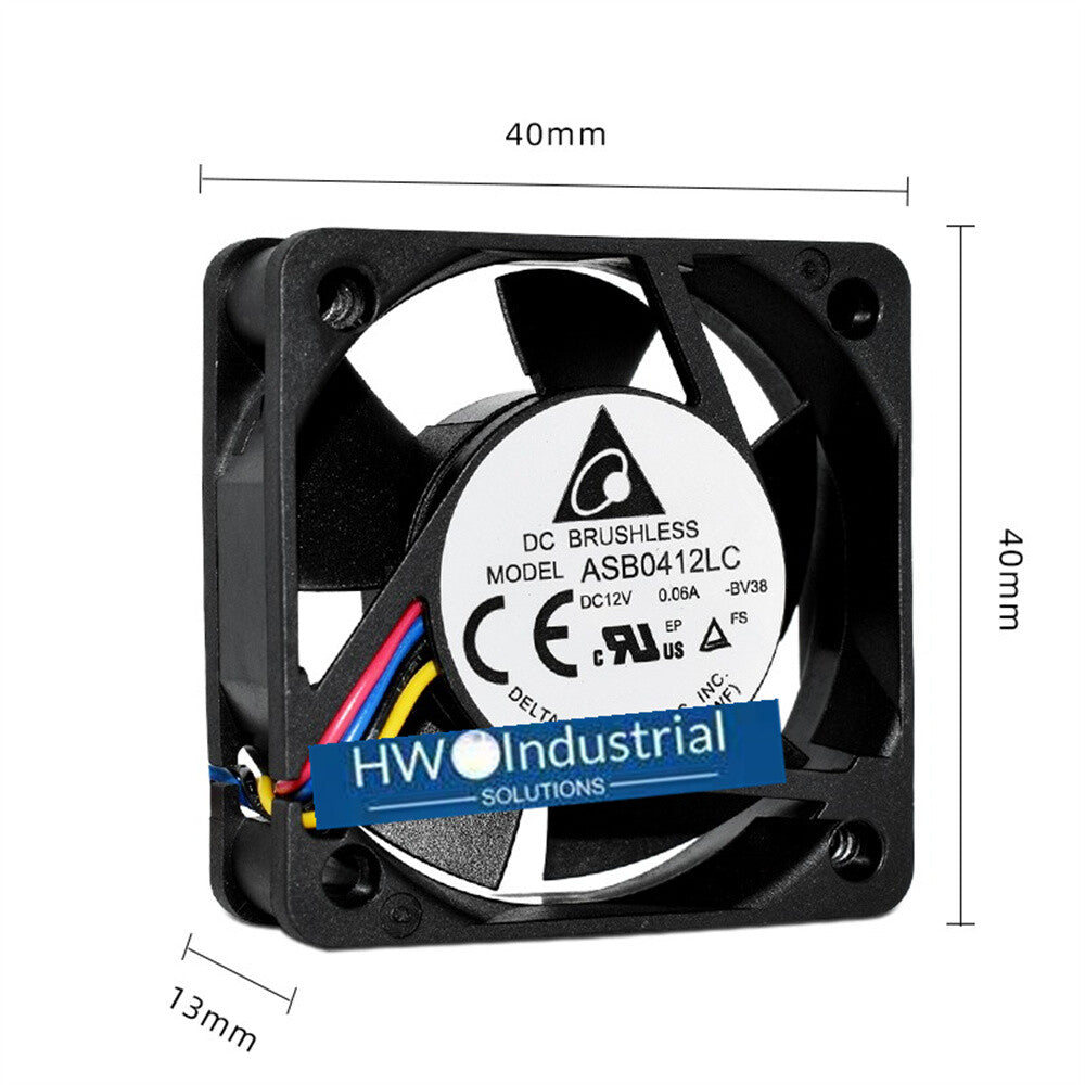 Delta ASB0412LC 12V 0.06A 4CM 4015 4-wire  PWM Speed Switch Cooling Fan