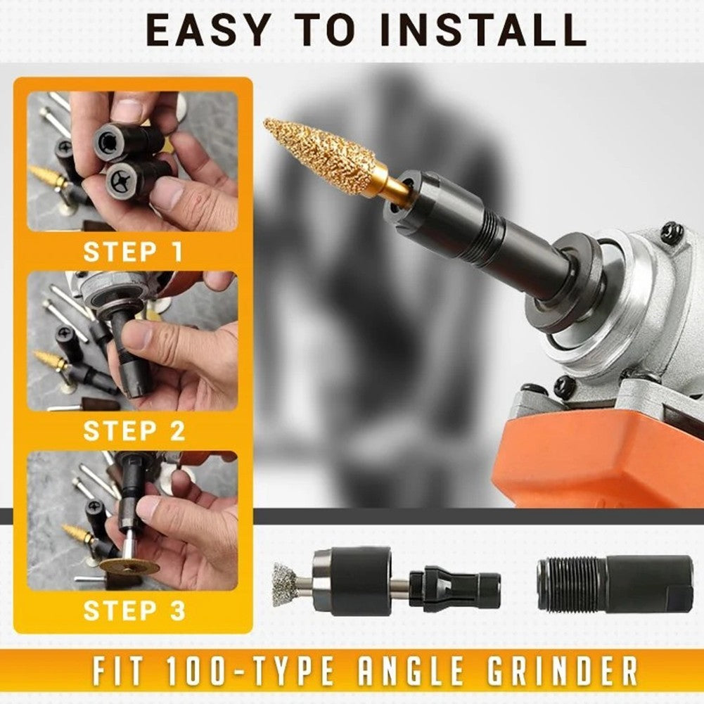 Transfer Head Angle Grinder Black   Easy To Install Lightweight
