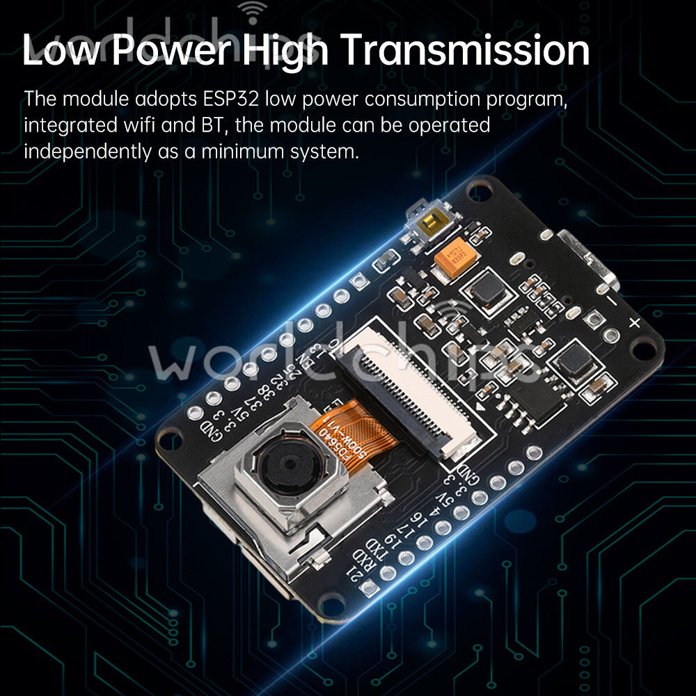 OV5640 ESP32-CAM Camera Module Kit WIFI Bluetooth Development Board 500W Pixel