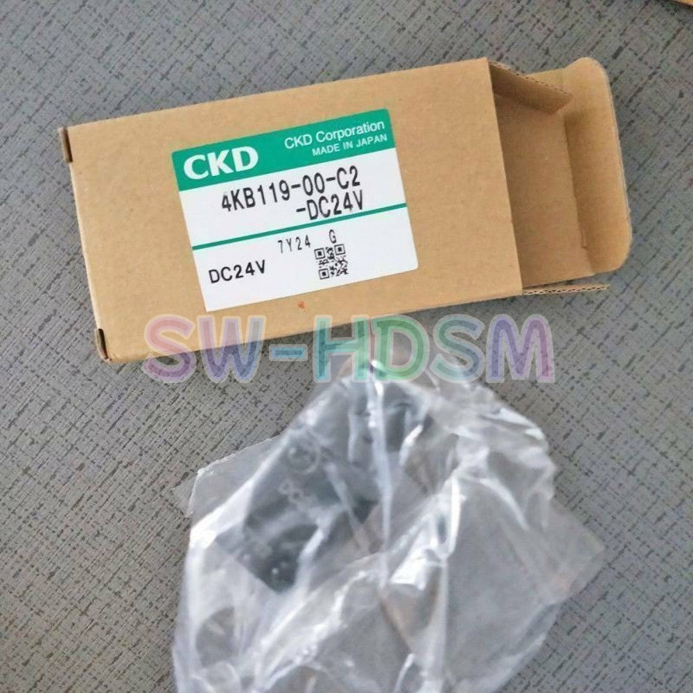 1PCS  for CKD 4KB119-00-C2-DC24V Solenoid Valve Freight Free