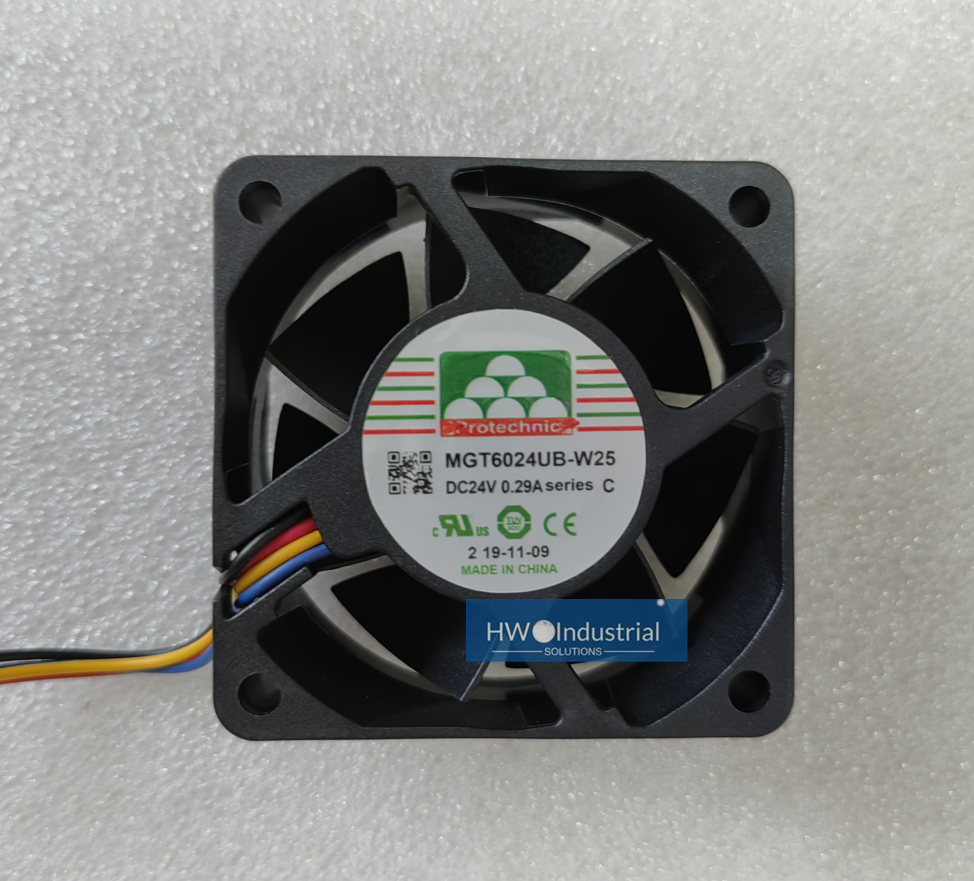 1/piece MGT6024UB-W25 Double Ball 6025 24V 0.29A 4-wire PWM Speed Control Fan