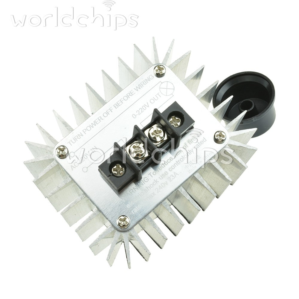 10pcs AC 220V 5000W SCR Voltage Regulator Speed Controller Dimmers Thermostat