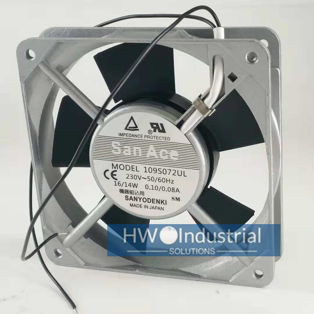 1PC 109S072UL 230V 16/14W SanAce 12CM Axial Flow Cabinet Industrial Fan