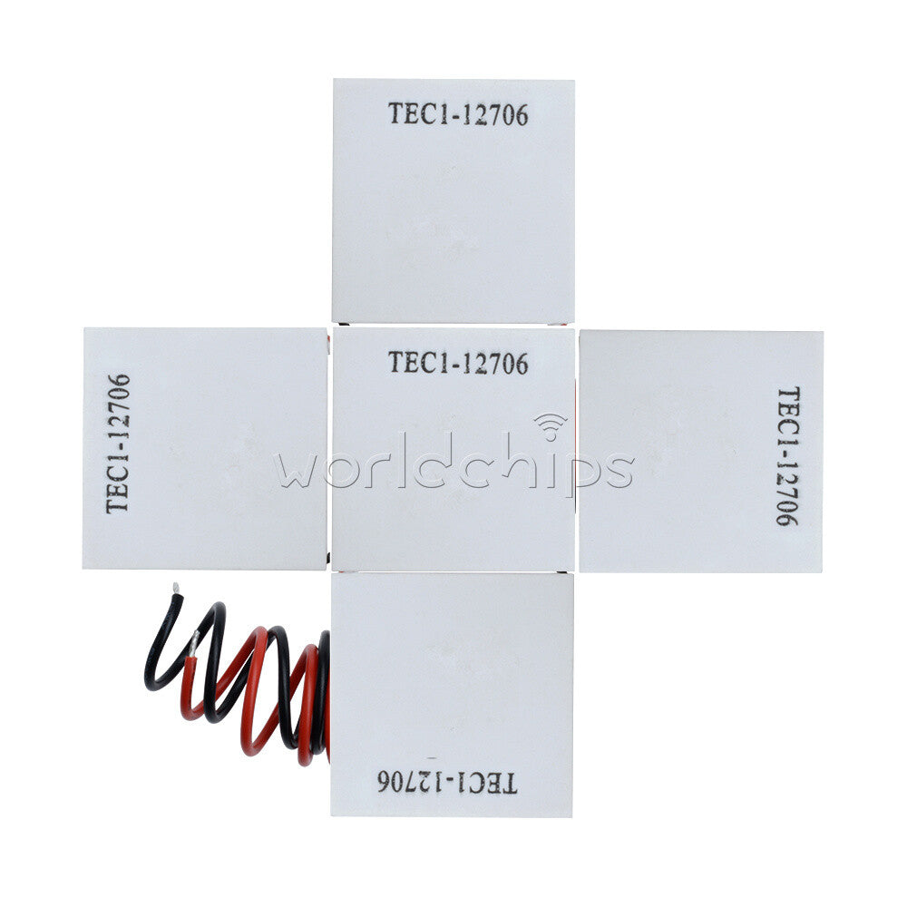 10PCS TEC1-12706 Heatsink Thermoelectric Cooler Cooling Peltier Plate Module Set