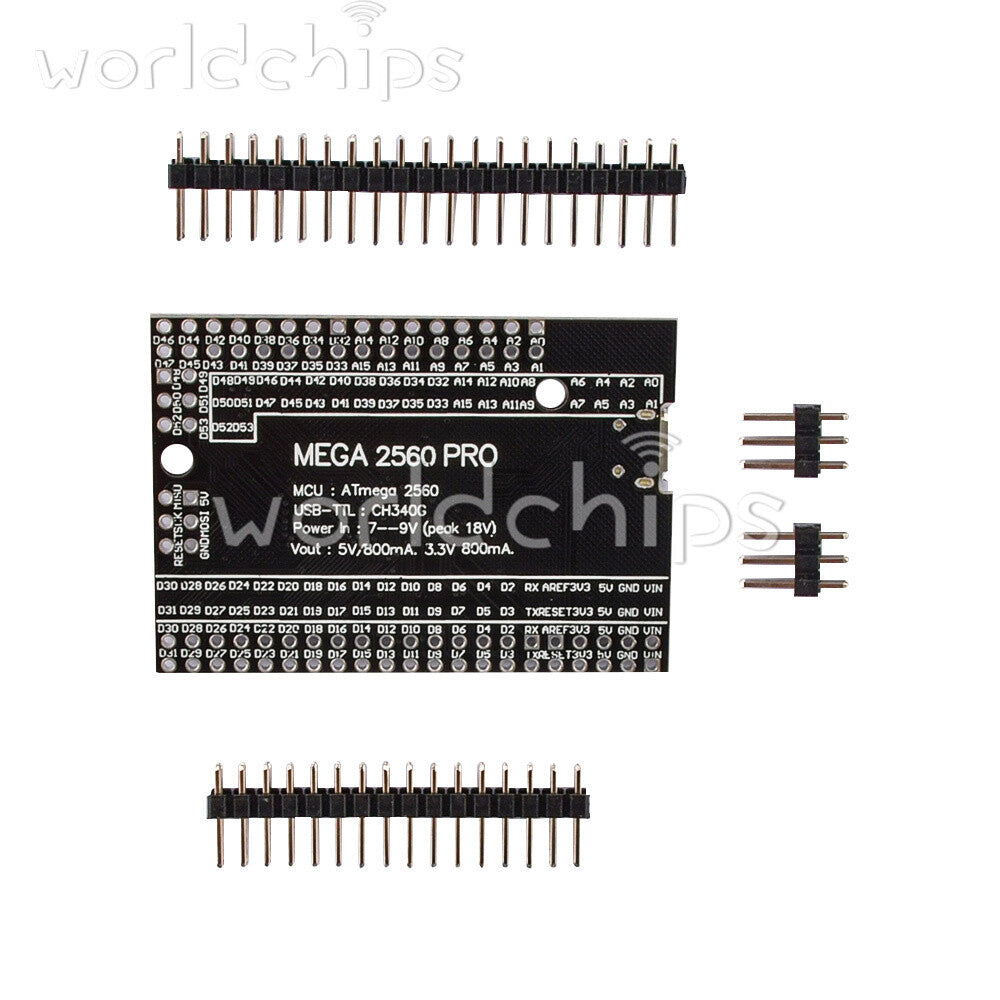 ATMEGA2560-16AU USB/Type-C Development Board CH340C for Arduino MEGA2560 PRO DIY