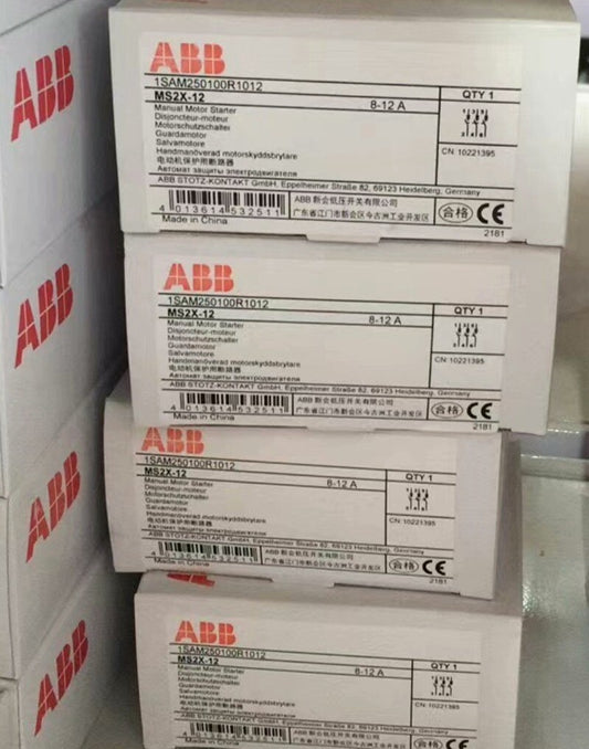 1pcs ABB  10221395  Motor Circuit Breaker MS2X-12