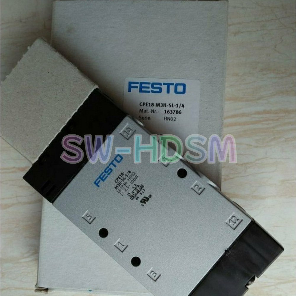 1PCS   Festo CPE18-M3H-5L-1/4 Solenoid Valve Freight Free