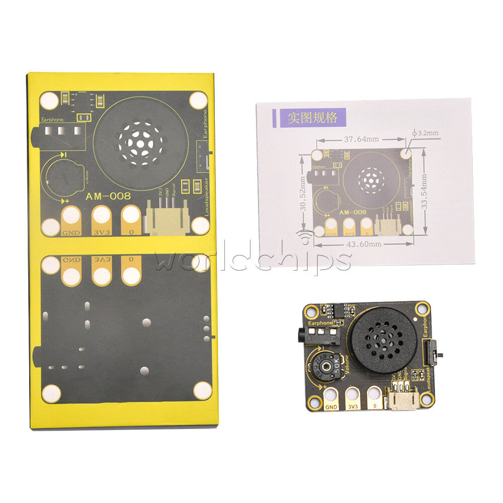 DC 2V-5.5V Micro bit BEC Active Speaker Buzzer Board Module For Arduino DIY