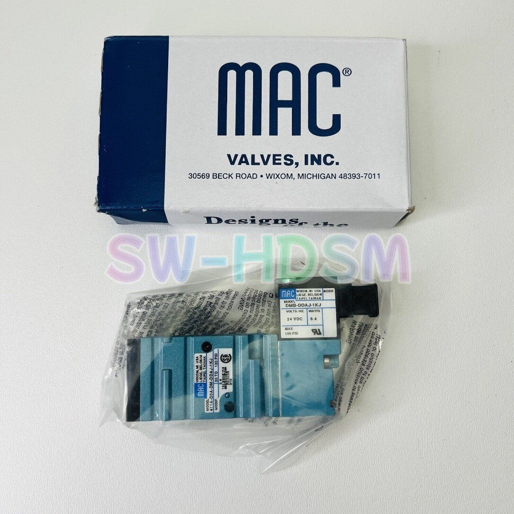 1PCS   FOR MAC Solenoid Valve 411A-D0A-DM-DDAJ-1JM Freight Free