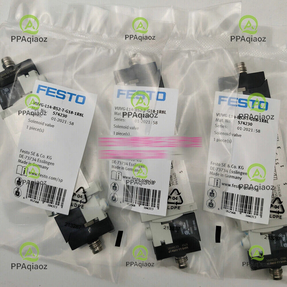 FESTO VUVG-L-14-B52-T-G18-1R8L 574230 1PC  Solenoid Valve Free Shipping