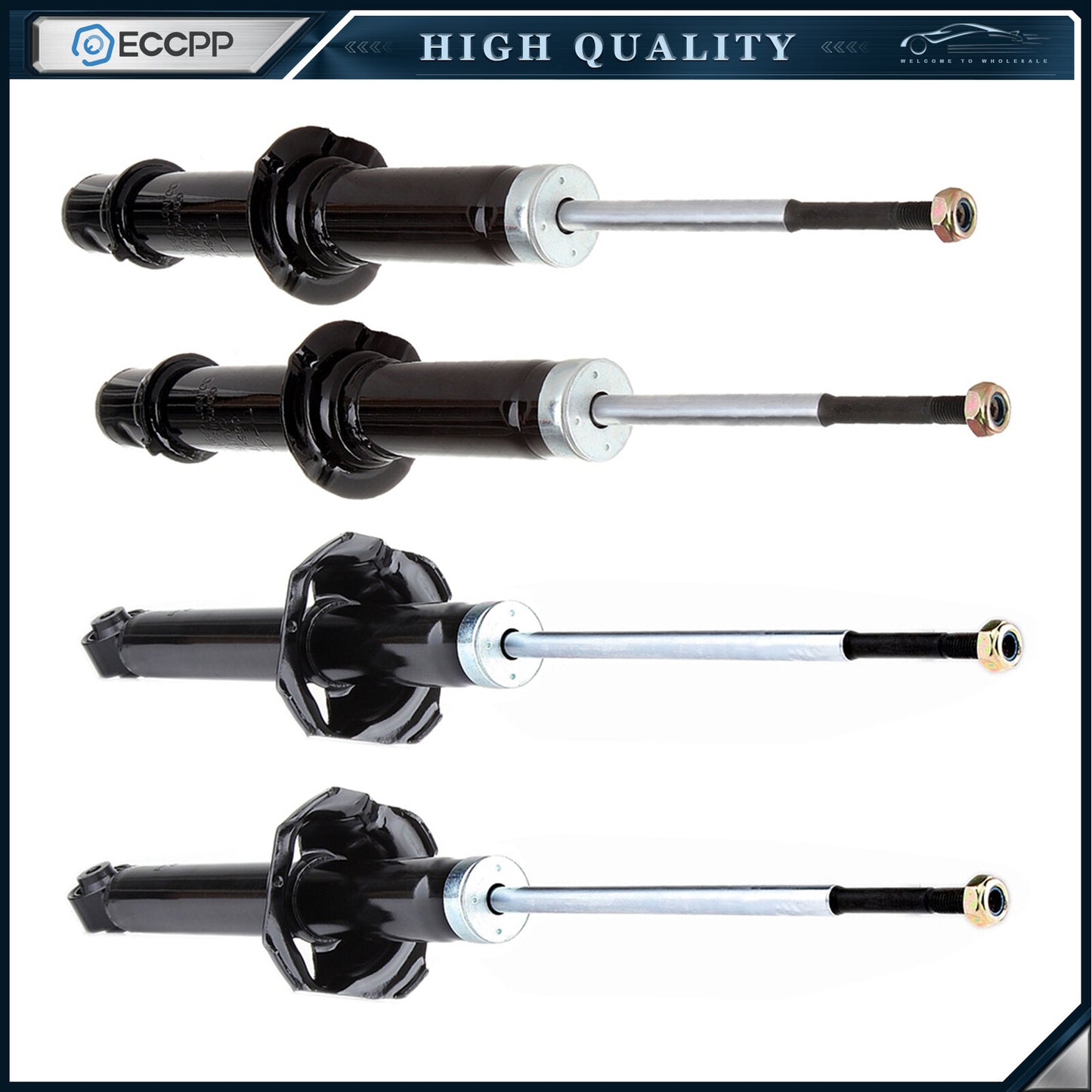 Front Rear Struts Shocks For 1997-2001 Honda CR-V Left Right ECCPP