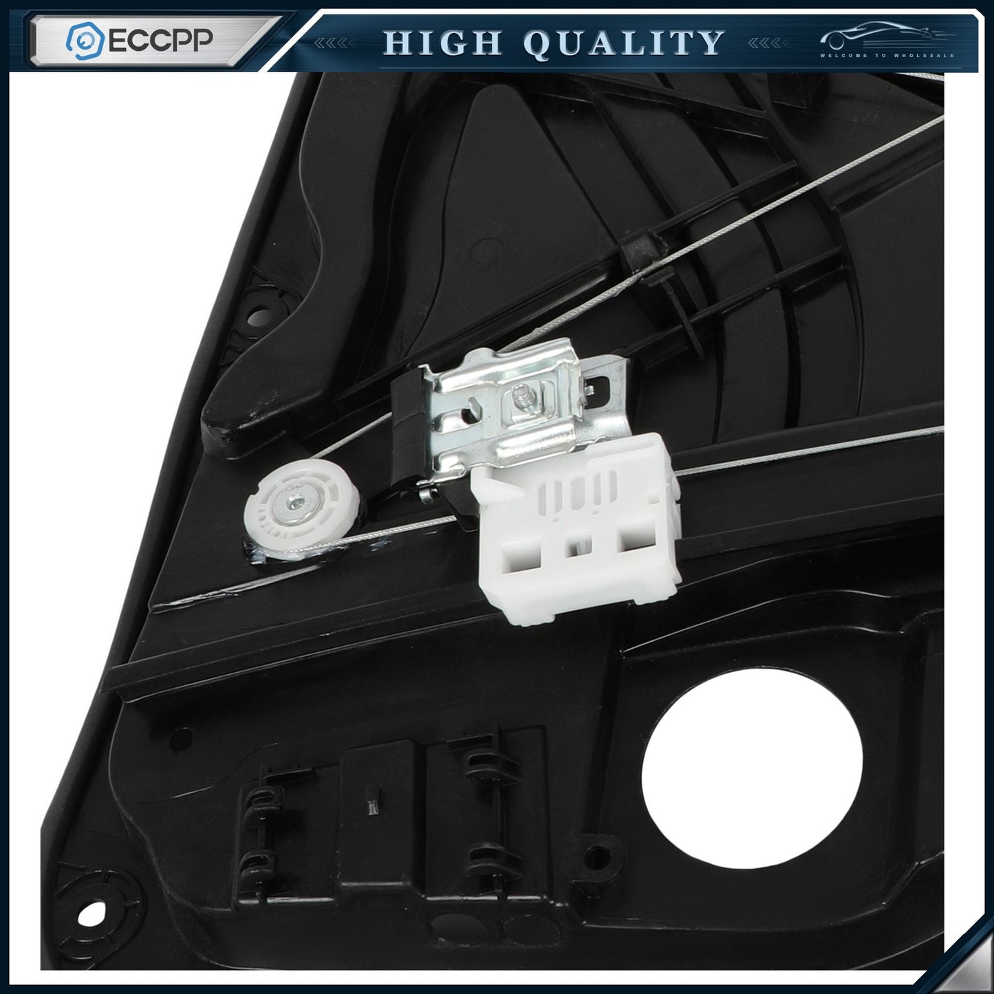 Front Right Window Regulator For Hyundai Tucson 2016-2022 Passenger Side