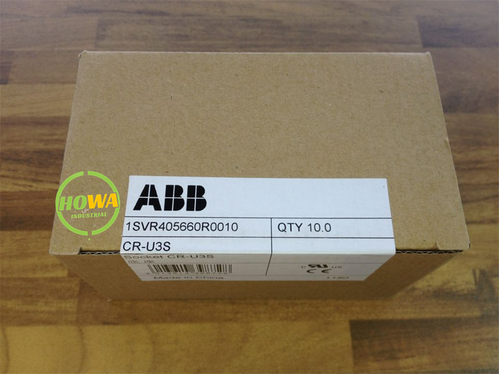 Pack/10pieces  ABB Plug-in Relay Accessory Base CR-U3S 1SVR405660R0010
