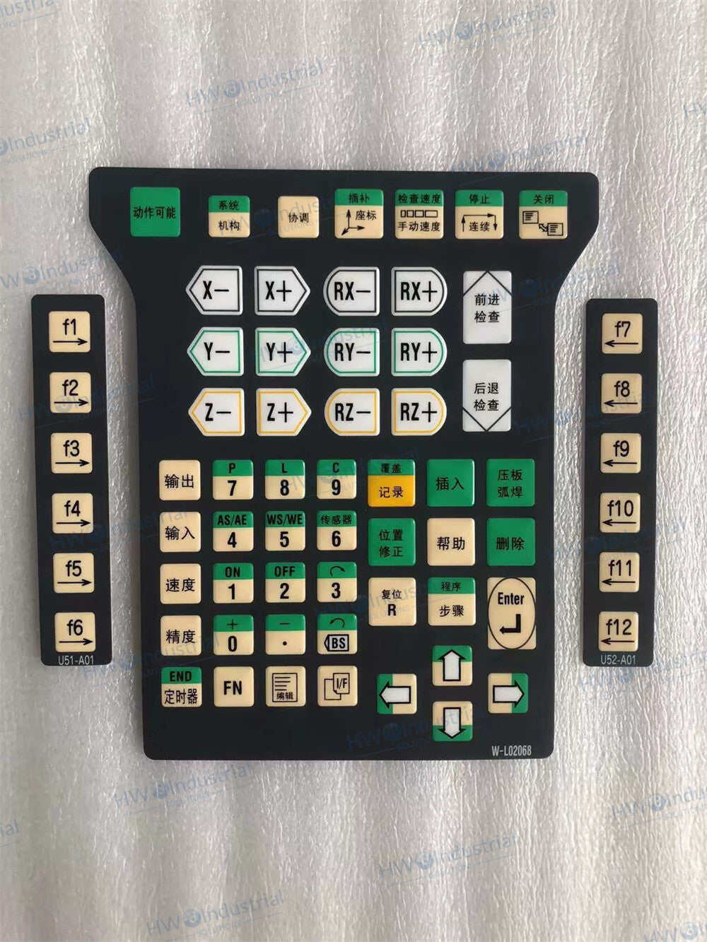 1/piece A2TPDSNN-CC08 Button Film for OTC Robot Teaching Pendant