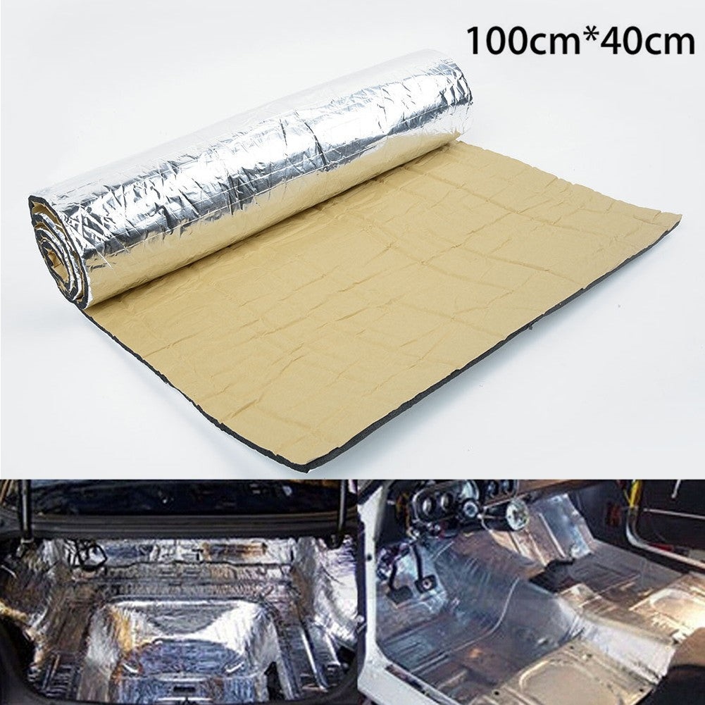 Car Auto Sound Proofing Deadening Insulation Closed Cell Foam Mat Pad 100 * 40cm
