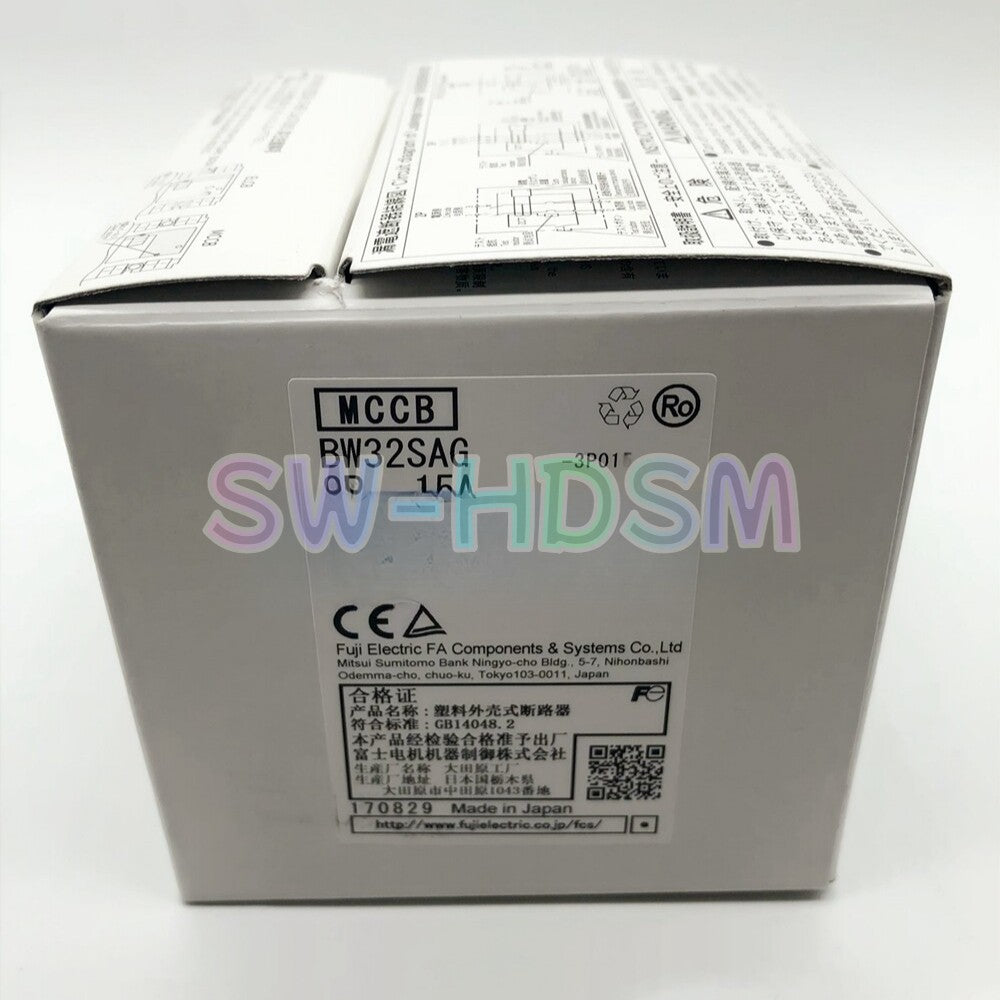 1PCS   FOR FUJI BW32SAG-3P015 Molded Case Circuit Breaker Freight Free