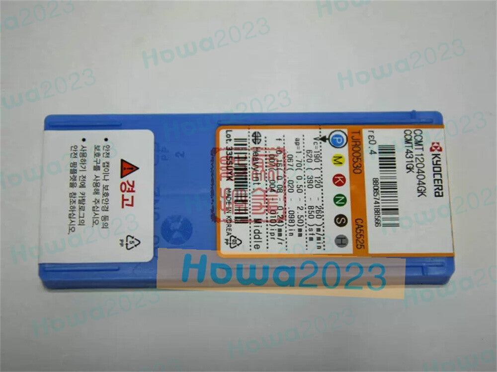 10Pieces/Box Kyocera CCMT120404-GK CA5525 Carbide Inserts Turning Blade