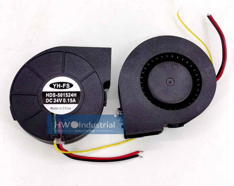 1PCS HDS-501524H DC24V 0.15A 3-wires YHFS Cooling Fan