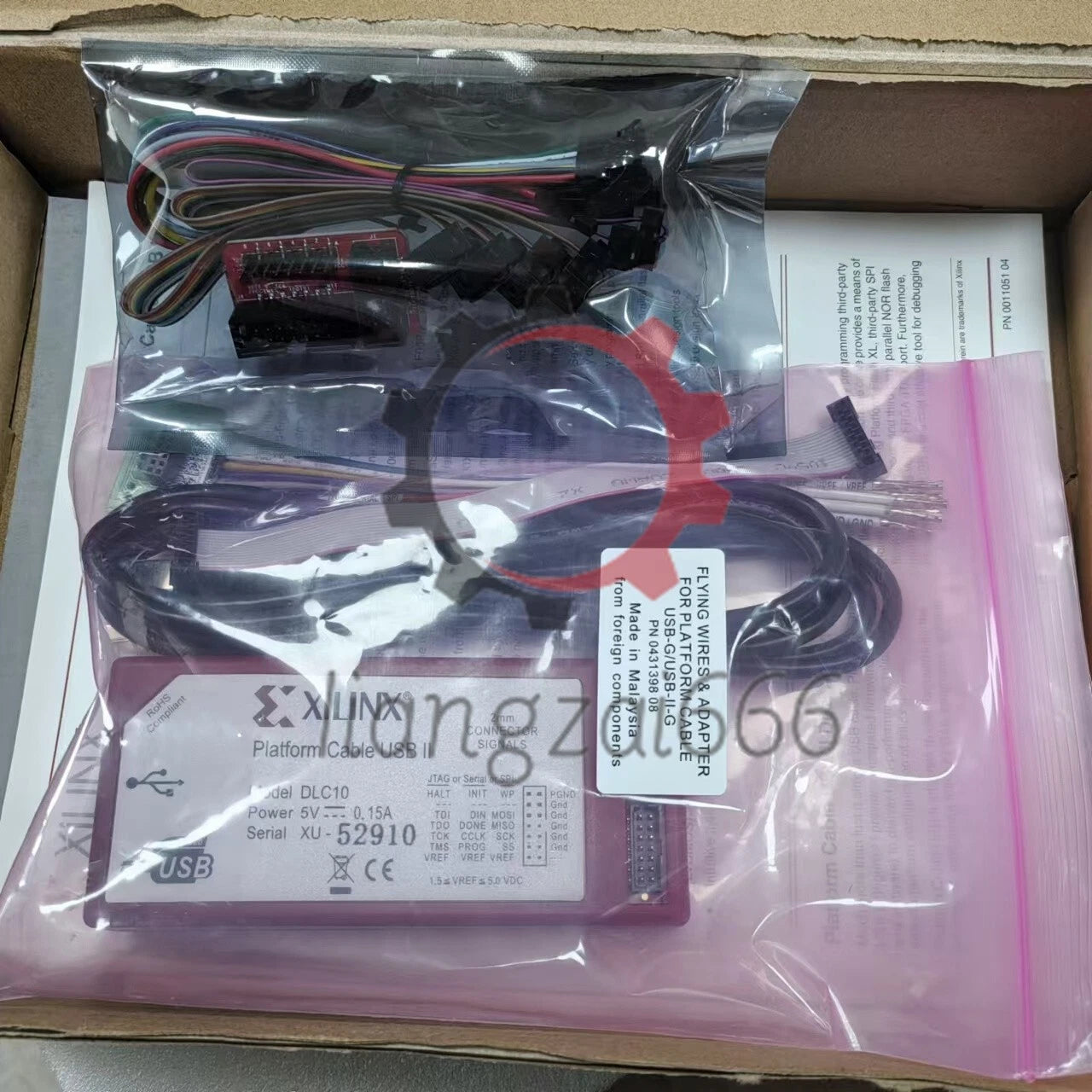 XILINX DLC10 Platform Cable USB II HW-USB-II-G Free shipping #P