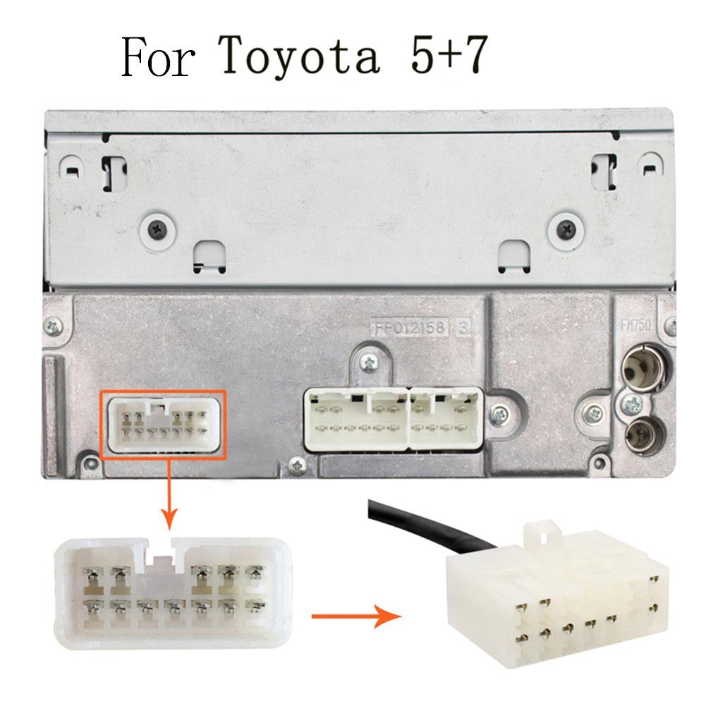 WMA Decoder AUX Adapter 12V DC Audio 3.5mm Car Music Interface Adapter