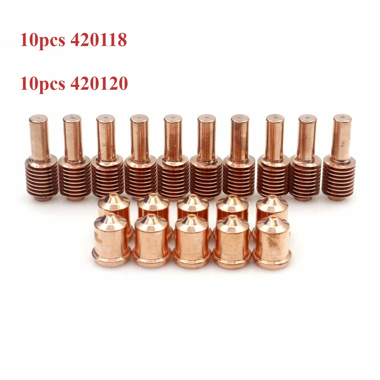 20pc 420118 420120 Plasma Cutter Torch Nozzle Tip Electrode fit 30XP Aftermarket