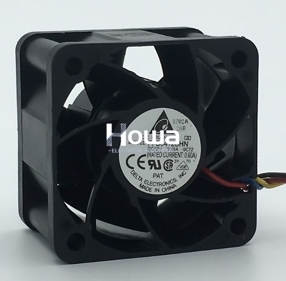 Delta FFB0412SHN DC 12V 0.60A 40x28mm PWM Server Inverter Case Axial Cooling Fan