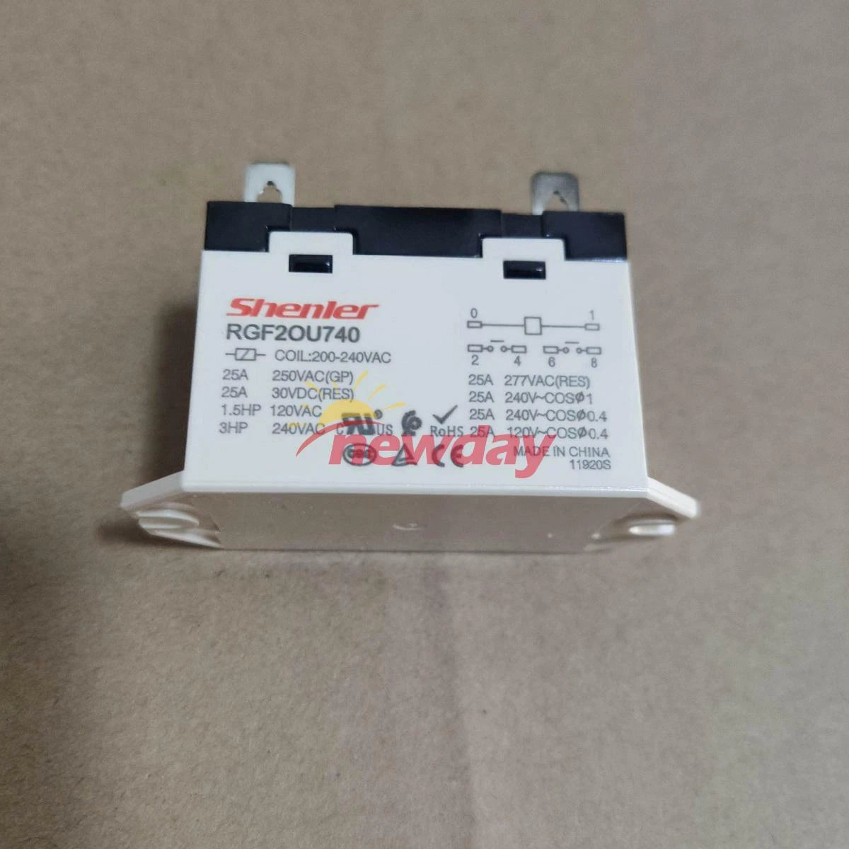 1PCS FOR JQX-76F-TU-2A 25A 200V-240V 6pins relay
