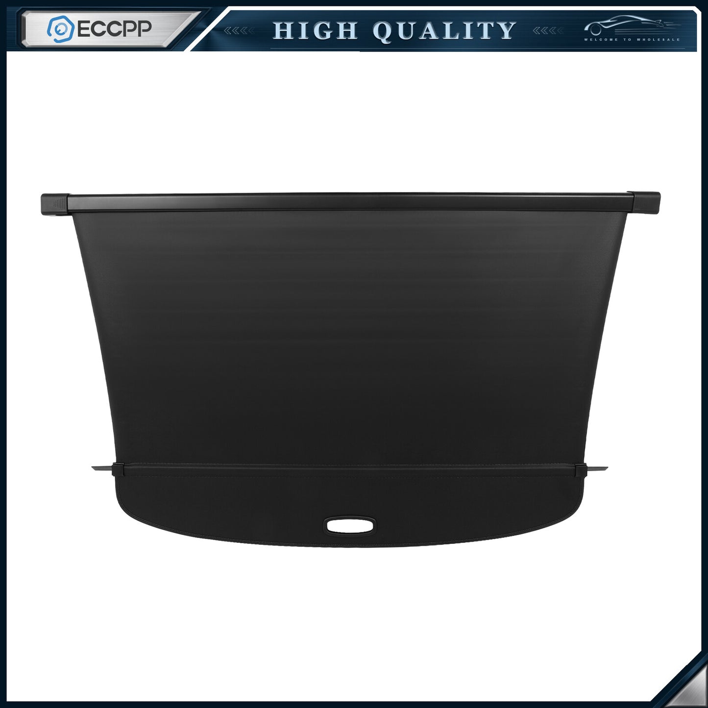 Car Rear Trunk Cargo Cover For Audi Q7 2016-2018 Security Shield Shade Black