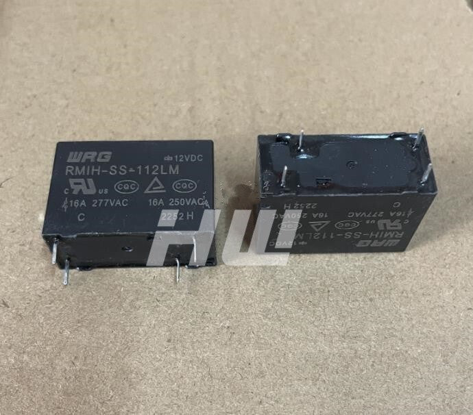 5Pcs   RMIH-SS-112LM WRG Power Relay  12V 4-Pin 16A 12VDC