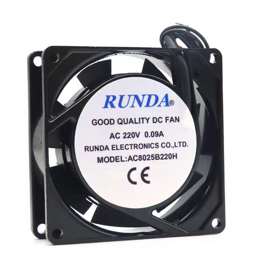 RUNDA AC8025B22OH AC8025B220H 220V 0.09A 8cm 8025 Cabinet Case Cooling Fan